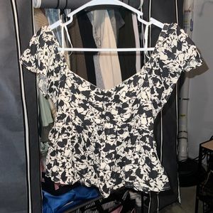 Midnight Sky Patterned Blouse